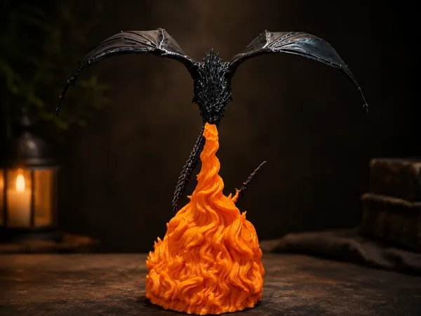 Dragon_Flame_Decorative_Figurine_Black