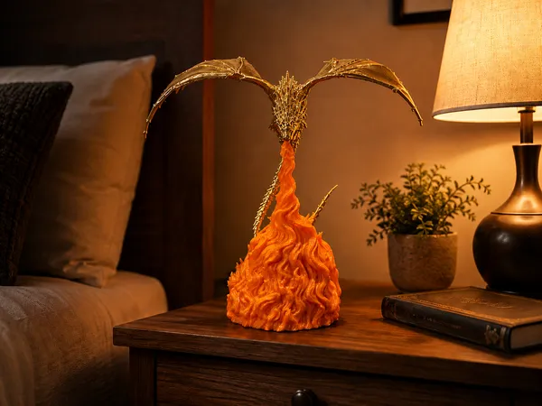 Dragon_Flame_Decorative_Figurine_Gold