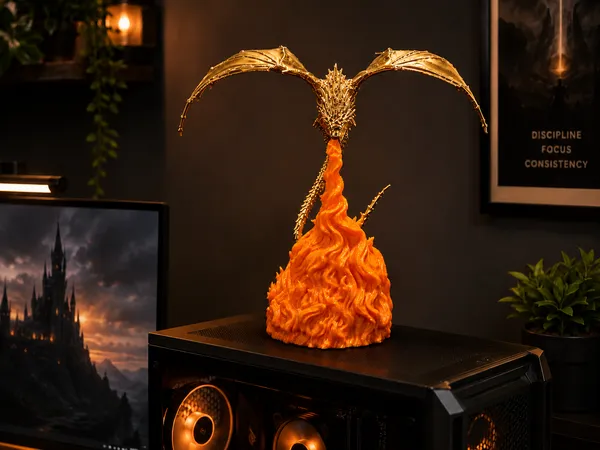 Dragon_Flame_Decorative_Figurine_Gold