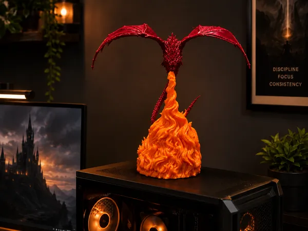 Dragon_Flame_Decorative_Figurine_Gold