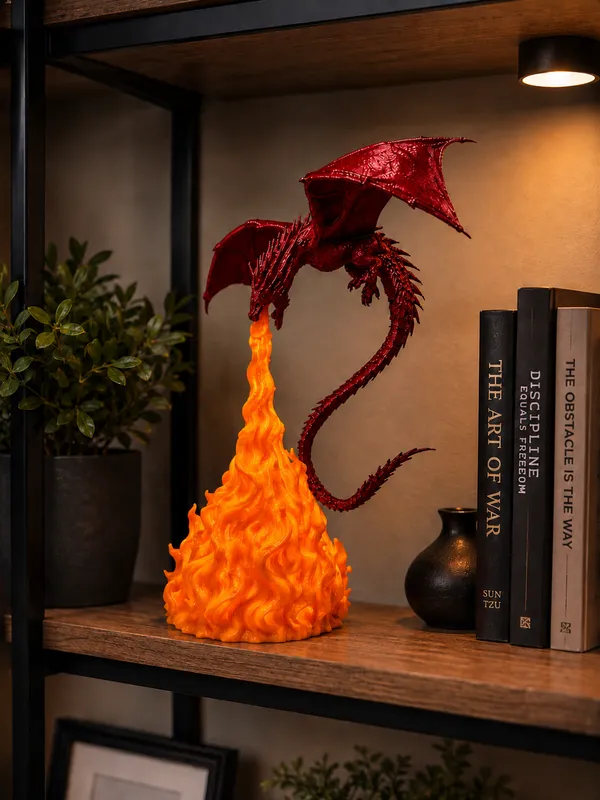 Dragon_Flame_Decorative_Figurine_Red