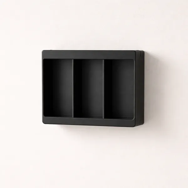 Minimalist_3_Compartment_Organizer_Tray_Modern_Desk_Home_Storage_Holder_Black