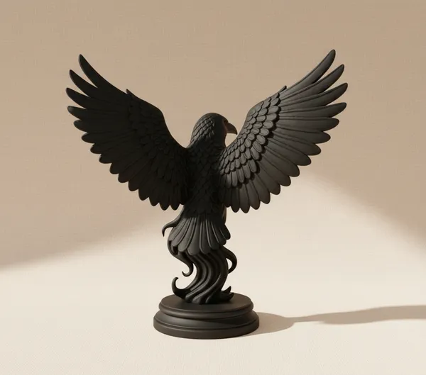 Gothic_Sentinel_Raven_Statue_Black