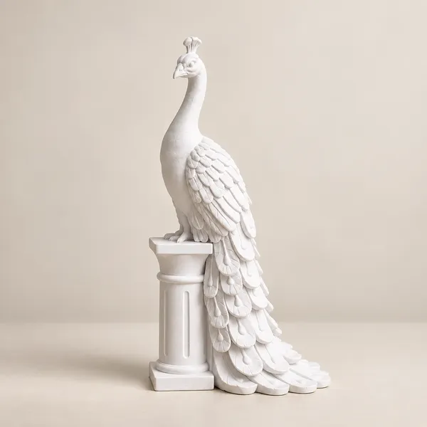 Royal_Plume_Peacock_White