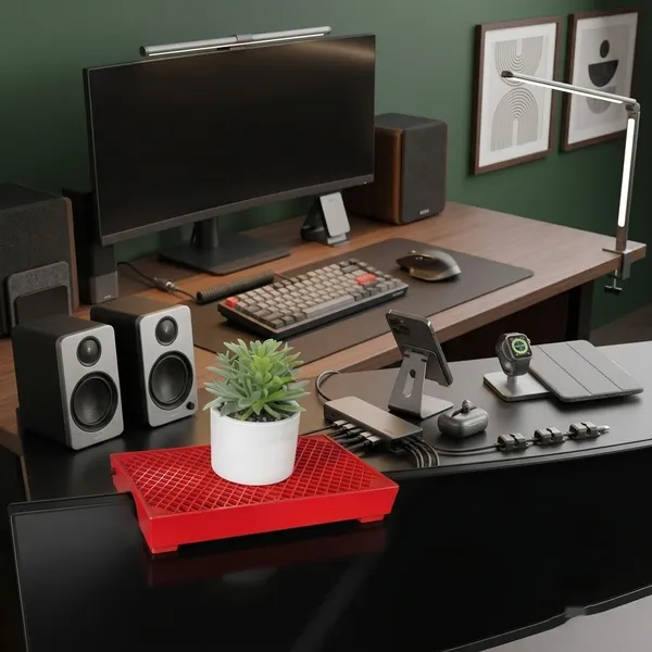 Monitor_Top_Shelf_Space_Saving_Monitor_Organizer_For_Speakers_Gadgets_Desk_Accessories_Red