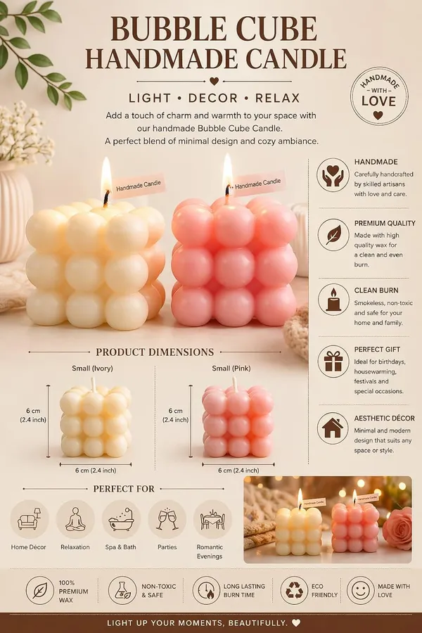White_And_Pink_Soy_Wax_Scented_Candles_For_Home_Decor