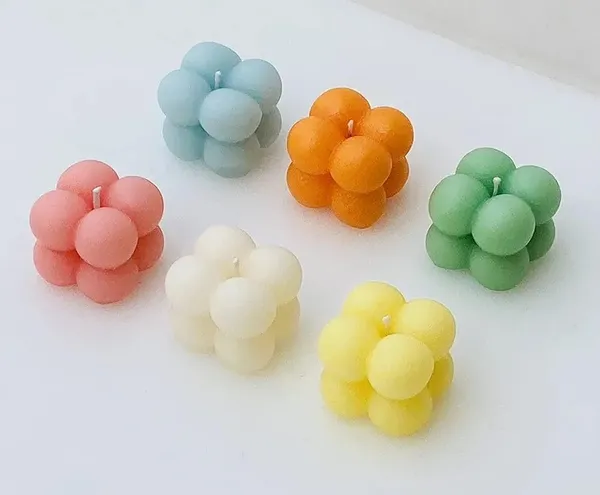 SKP_DECOR_Mini_Bubble_Candle_|_Cute_Bubble_Shaped_Decorative_Candle_|_Aesthetic_Mini_Sculptural_Candle_for_Home_Décor,_Bedroom,_Coffee_Table,_Party_Decoration_&_Gifting_set_of_6_pcs_(_Assorted_)