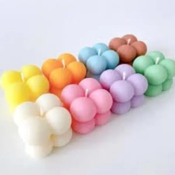 SKP_DECOR_Mini_Bubble_Candle_|_Cute_Bubble_Shaped_Decorative_Candle_|_Aesthetic_Mini_Sculptural_Candle_for_Home_Décor,_Bedroom,_Coffee_Table,_Party_Decoration_&_Gifting_set_of_6_pcs_(_Assorted_)