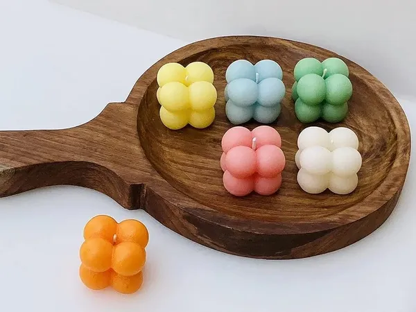 SKP_DECOR_Mini_Bubble_Candle_|_Cute_Bubble_Shaped_Decorative_Candle_|_Aesthetic_Mini_Sculptural_Candle_for_Home_Décor,_Bedroom,_Coffee_Table,_Party_Decoration_&_Gifting_set_of_6_pcs_(_Assorted_)