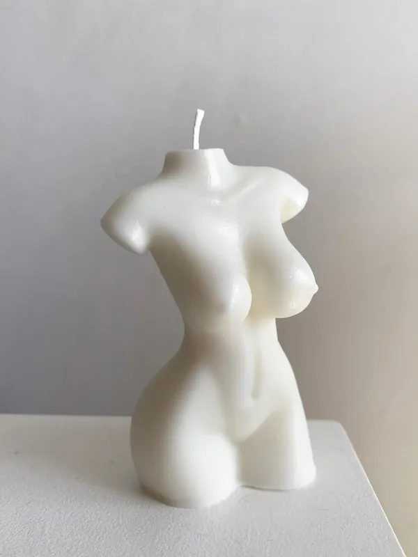 SKP_DECOR_Wax_Sculptural_Lady_Torso_Candle_set_of_2_pcs