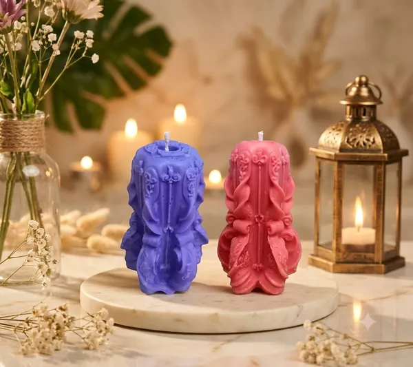 Red_And_Purple_Soy_Wax_Scented_Candles_For_Home_Decor