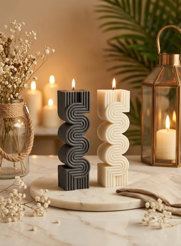White_And_Black_Soy_Wax_Scented_Candles_For_Home_Decor