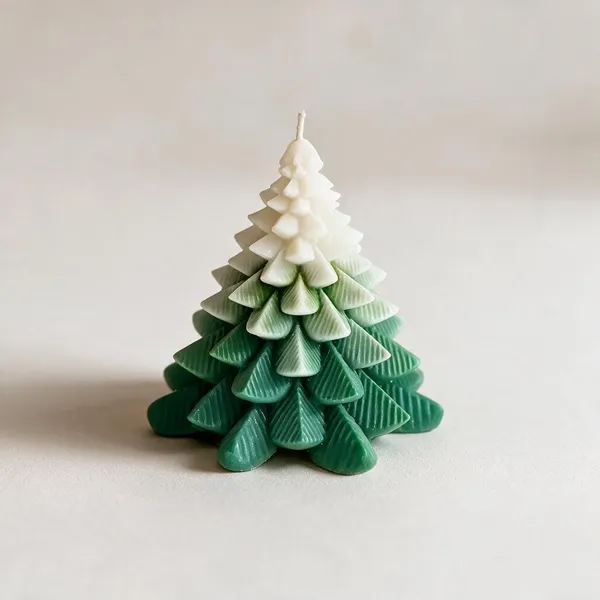 White_And_Green_Soy_Wax_Scented_Candles_For_Home_Decor