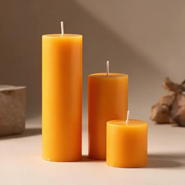 Orange_Soy_Wax_Scented_Candles_For_Home_Decor