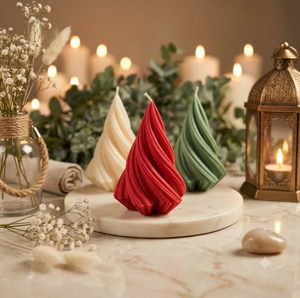 Red_And_Green_Soy_Wax_Scented_Candles_For_Home_Decor