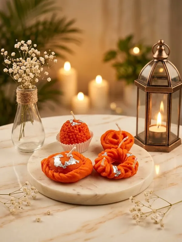 Orange_Soy_Wax_Scented_Candles_For_Home_Decor