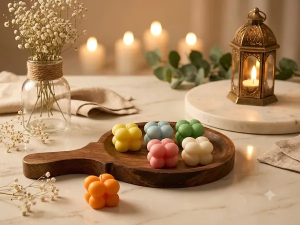 SKP_DECOR_Mini_Bubble_Candle_|_Cute_Bubble_Shaped_Decorative_Candle_|_Aesthetic_Mini_Sculptural_Candle_for_Home_Décor,_Bedroom,_Coffee_Table,_Party_Decoration_&_Gifting_set_of_6_pcs_(_Assorted_)