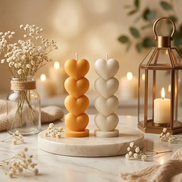 White_And_Orange_Soy_Wax_Scented_Candles_For_Home_Decor