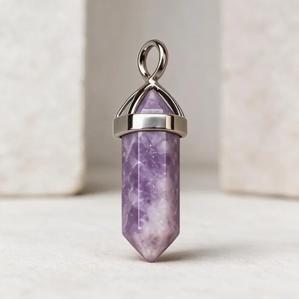 Purple_Lepidolite_Natural_Stone_Double_Point_Pendant