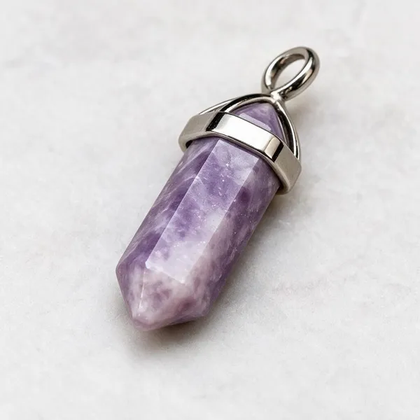 Purple_Lepidolite_Natural_Stone_Double_Point_Pendant