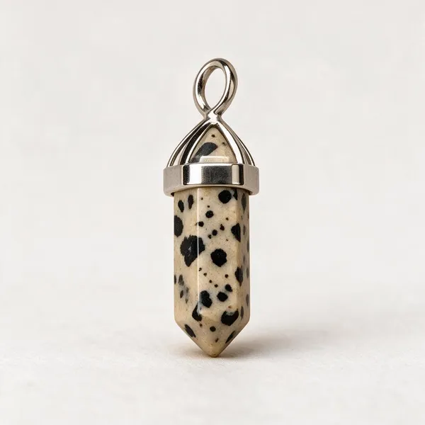 Dalmatian_Jasper_Double_Point_Stone_Pendant
