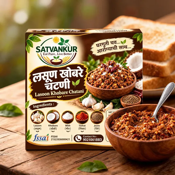 Satvankur_Lasun_Khobare_Garlic_Coconut_Chutney
