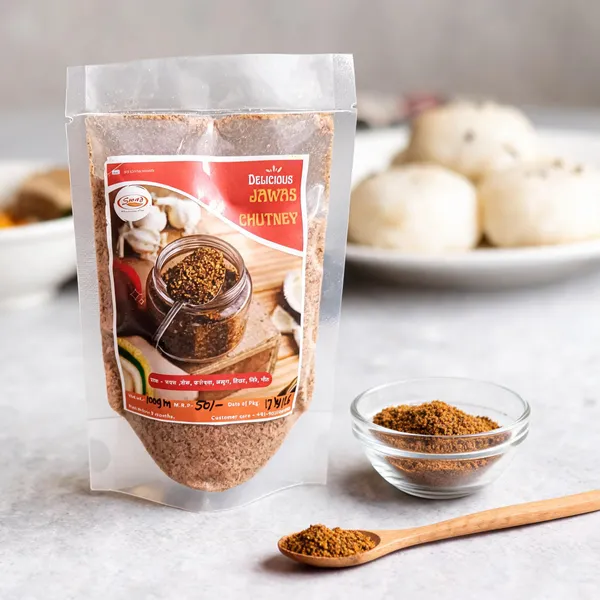 Satvankur_Jawas_Flaxseed_Sesame_Garlic_Chutney_Powder