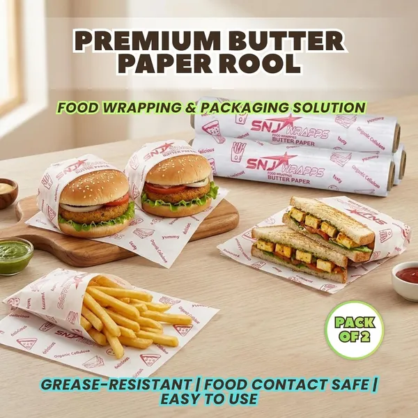 PV_Collection_Butter_Paper_Roll_|_Baking_&_Cooking_Paper|_for_Cake_&_Food_Wrapping_Foil_Holder_()