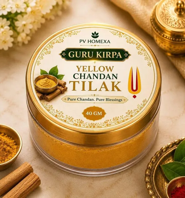 Pv_Homexa_Yellow_Sandalwood_Chandan_Tilak_Paste_40G