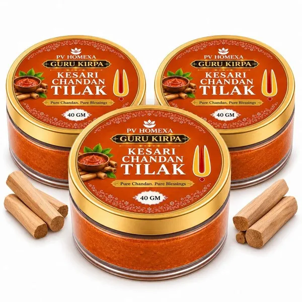 Pv_Homexa_Kesari_Sandalwood_Chandan_Tilak_Paste_Pack_Of_3