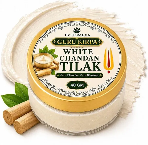 Pv_Homexa_White_Chandan_Sandalwood_Tilak_Paste_40G_Pooja