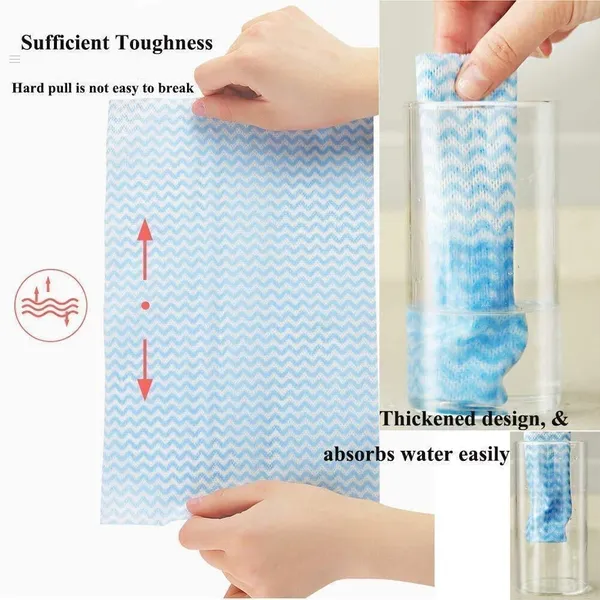 HVM_Impex_Pack_of_2_Multipurpose_kitchen_roll/Towel_roll/Napkins/Washable_and_Reuseable_(2_Ply,_160_Sheets)