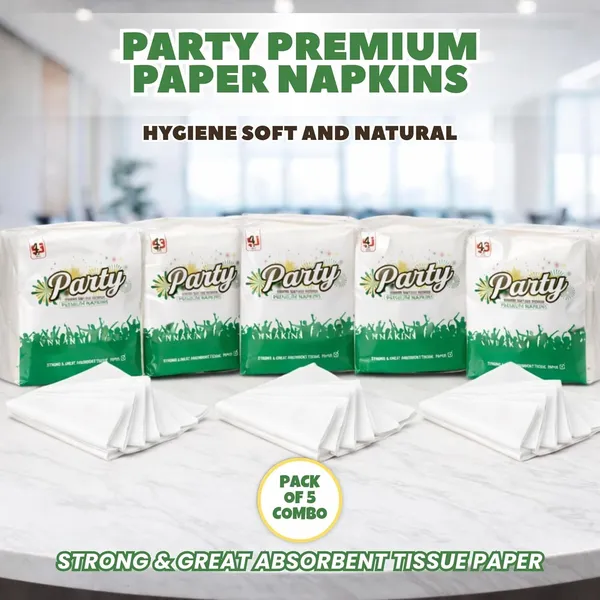 Paper_Party_White_Napkins_Pack_Of_5_500_Sheets