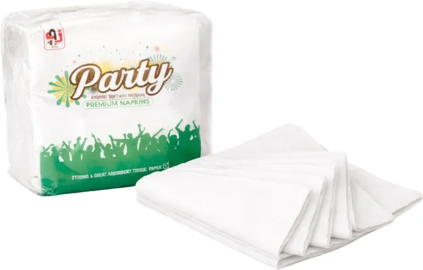 PV_Collection_Soft_Paper_Napkins_for_Birthday,_Weddings,_Celebrations_&_Family_Use_White_Paper_Napkins_(100_Sheets)