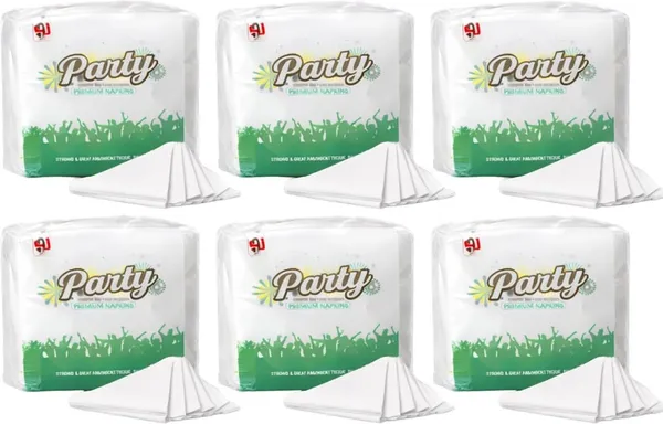 PV_Collection_Paper_Napkins_(6x100)_Ideal_for_Birthday,_Weddings,_Celebrations_&_Family_Use_White_Paper_Napkins_(600_Sheets)