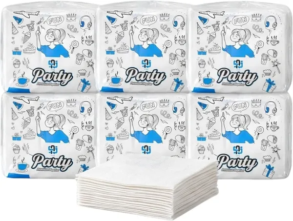Paper_Party_White_Napkins_Pack_Of_6_600_Sheets