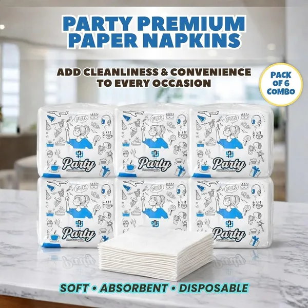 Paper_Party_White_Napkins_Pack_Of_6_600_Sheets