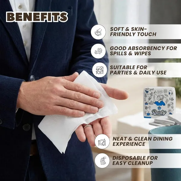 Paper_Party_White_Napkins_Pack_Of_6_600_Sheets