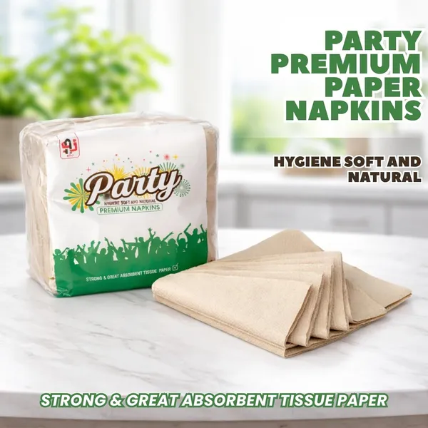 PV_Collection_Paper_Napkins_Ideal_for_Birthday,_Weddings,_Celebrations_&_Family_Use_Brown_Paper_Napkins_(50_Sheets)