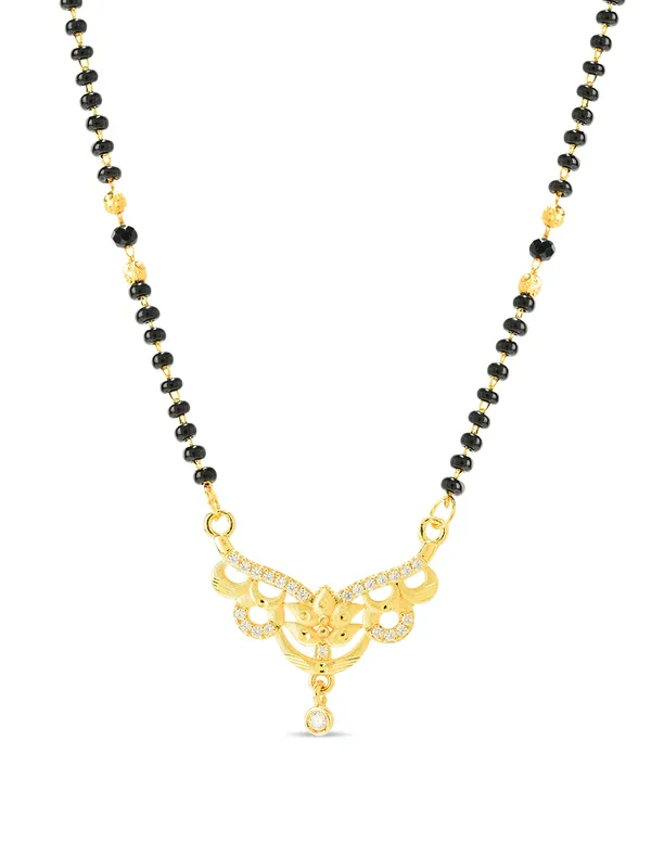 Golden_Brass_Cz_Studded_Tanmaniya_Black_Bead_Mangalsutra_For_Women