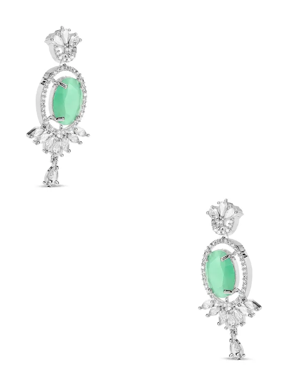 Green_Brass_Emerald_Cz_American_Diamond_Necklace_Set_For_Women