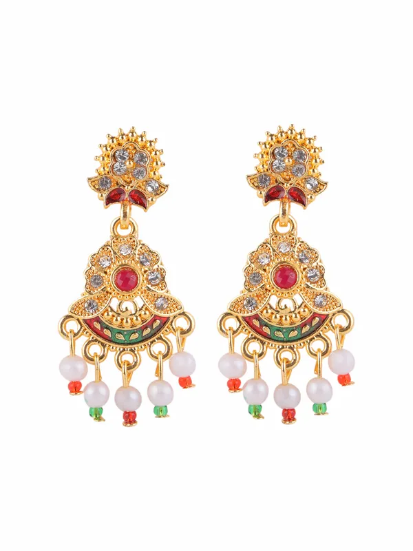 Multicolor_Pearl_Kundan_Meenakari_Crescent_Rani_Haar_Set_For_Women