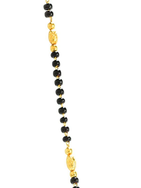 Golden_Brass_Cz_Studded_Black_Bead_Mangalsutra_For_Women
