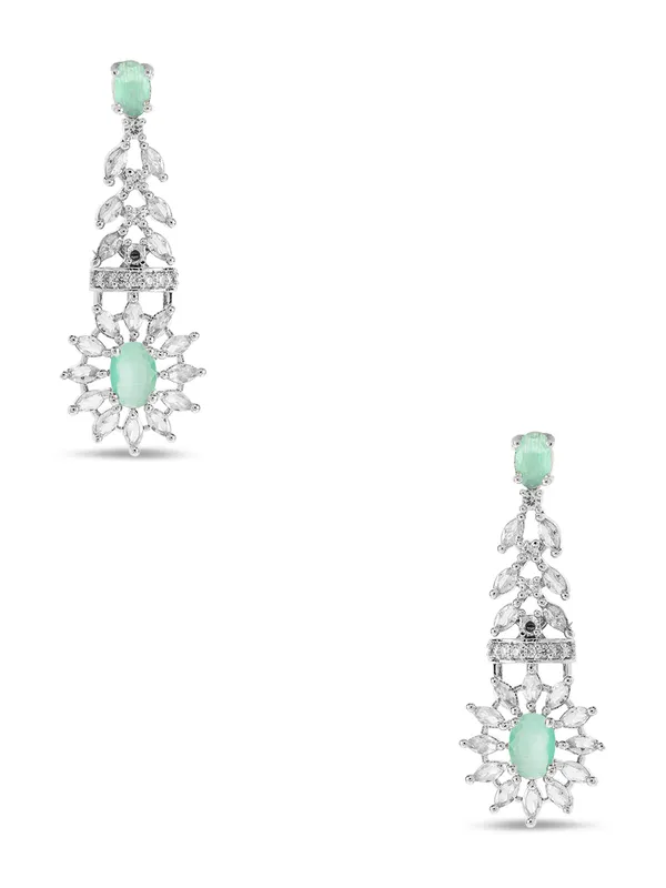 Green_Brass_Emerald_Cz_American_Diamond_Necklace_Set_For_Women
