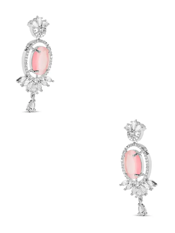 Light_Pink_Brass_Cz_American_Diamond_Necklace_Set_For_Women