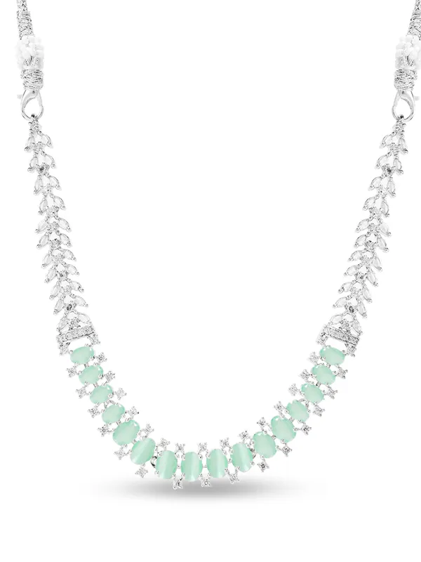 Green_Brass_Emerald_Cz_American_Diamond_Necklace_Set_For_Women
