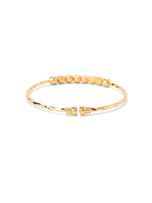 Golden_Brass_Multi-Bead_Open_Kada_Cuff_Bangle_Bracelet_Set_For_Girls