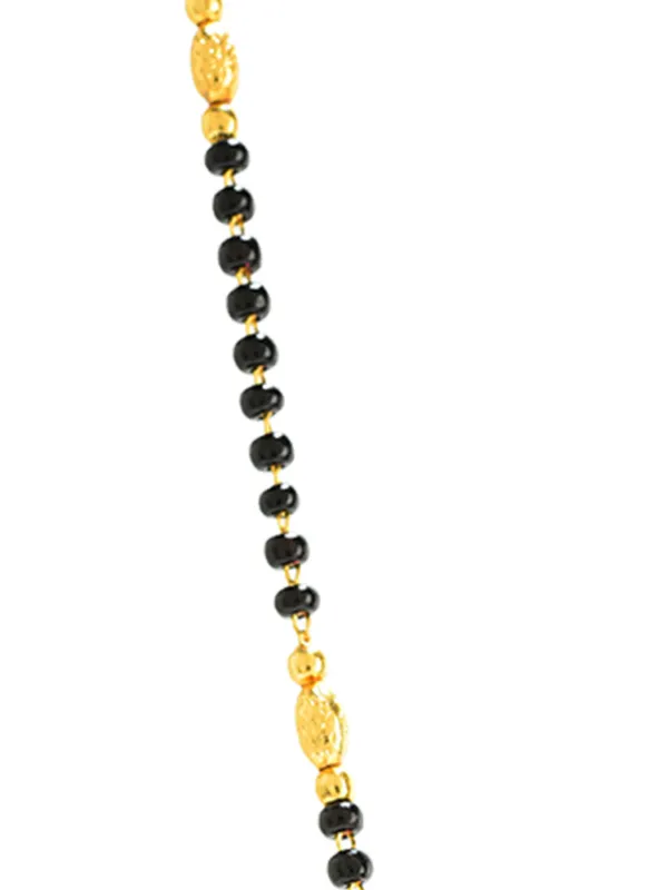Golden_Brass_Single_Strand_Cz_Pendant_Mangalsutra_For_Women