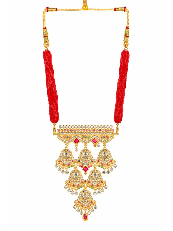 Multicolor_Gold-Plated_Kundan_Jhumki_Rani_Haar_For_Women