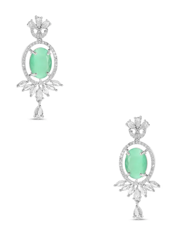 Green_Brass_Emerald_Cz_American_Diamond_Necklace_Set_For_Women